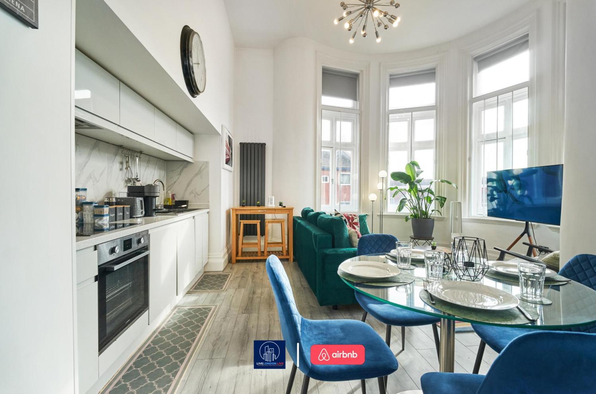 Last-Minute Specials L Sleeps Up To 4 Guests L One-Bedroom Apartment With King Bed And High Ceilings Near Camden By Live London Short Lets & Serviced Accommodation Esterno foto