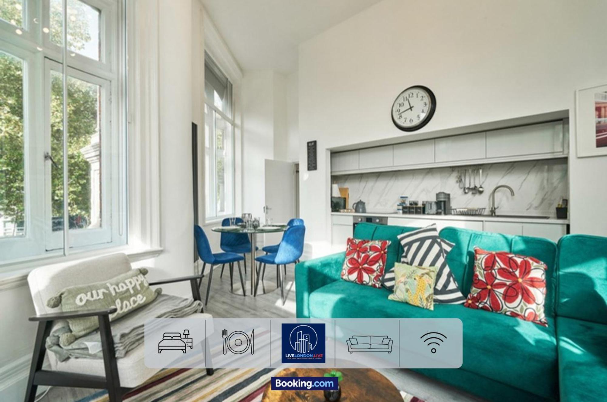 Last-Minute Specials L Sleeps Up To 4 Guests L One-Bedroom Apartment With King Bed And High Ceilings Near Camden By Live London Short Lets & Serviced Accommodation Esterno foto