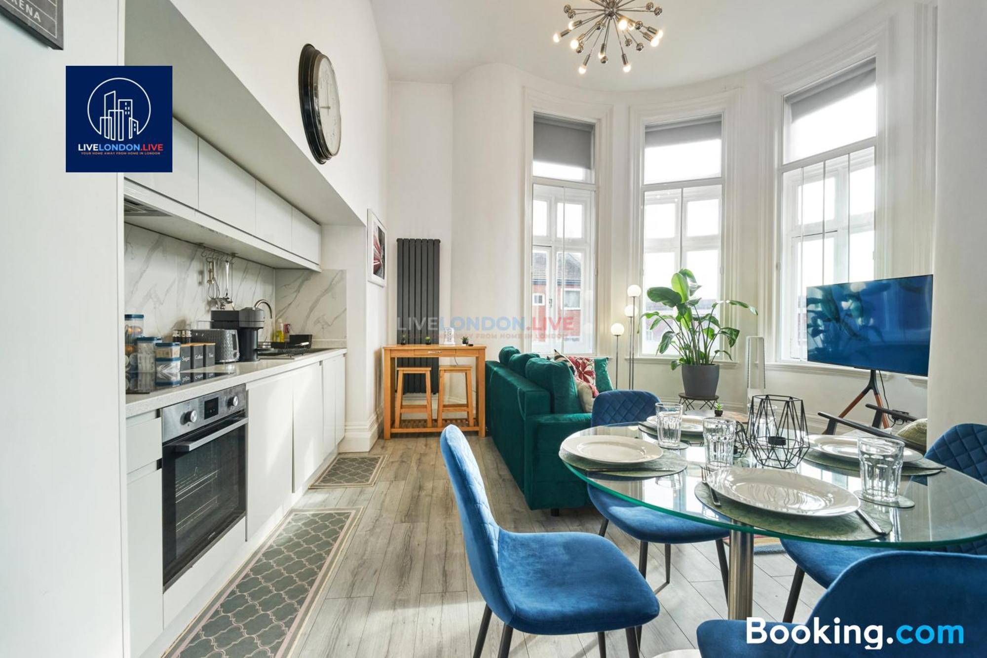 Last-Minute Specials L Sleeps Up To 4 Guests L One-Bedroom Apartment With King Bed And High Ceilings Near Camden By Live London Short Lets & Serviced Accommodation Esterno foto